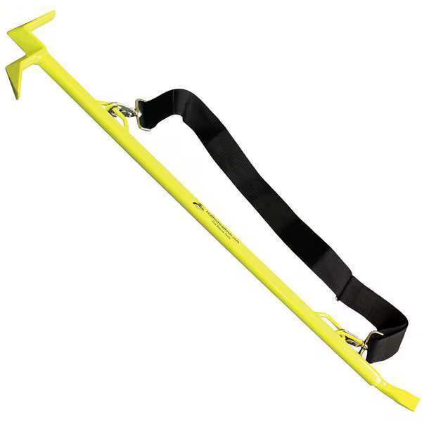 LeatherHead Tools Pike Pole Fire_Safety_USA New York Hook with Chisel End & Strap