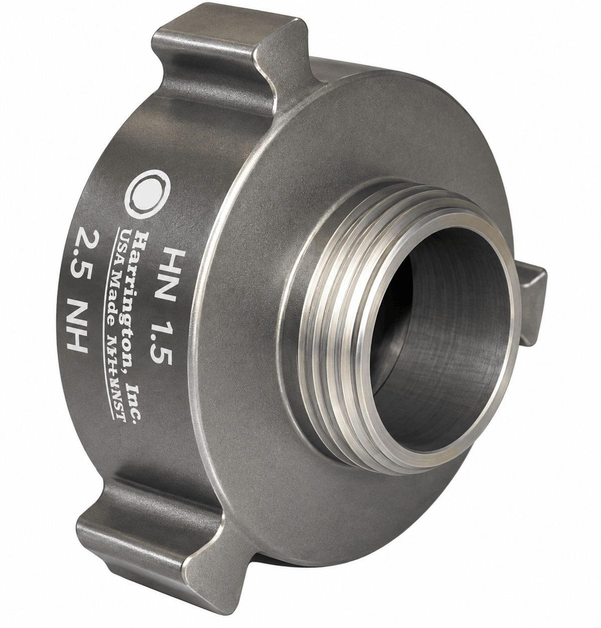 Harrington Adapters Fire_Safety_USA NH Male x NH Female Rigid Rocker Lug Threaded Adapter