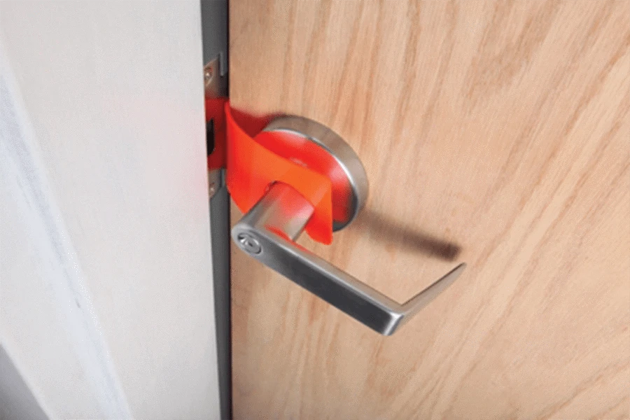 R & B Fabrication Tools Fire_Safety_USA Orange Door Marker Double Plain