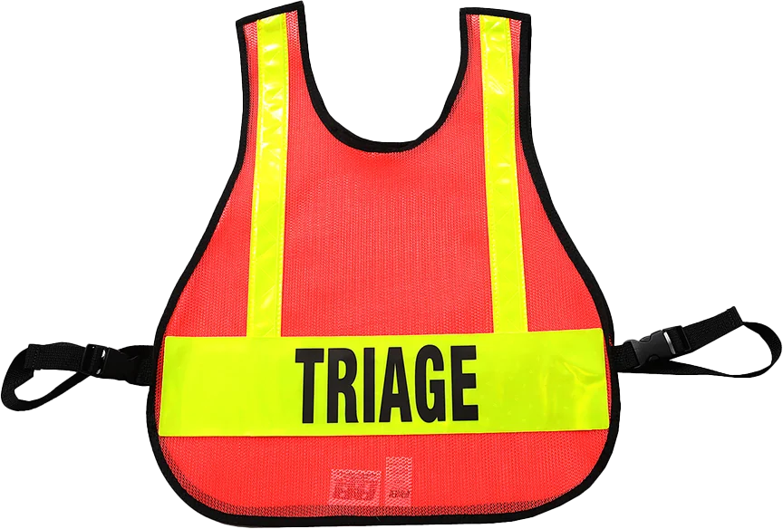 R & B Fabrication Safety Vests Fire_Safety_USA Orange Mesh Safety Vest with Reflective Material