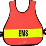 R & B Fabrication Safety Vests Fire_Safety_USA Orange Pullover Mesh Safety Vest