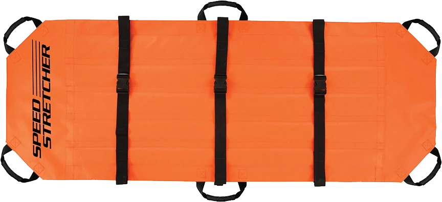 R & B Fabrication Stretcher Fire_Safety_USA Orange Speed Stretcher