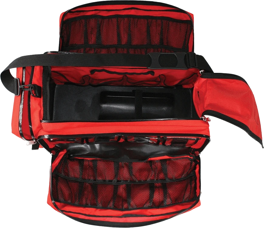 R & B Fabrication Bags and Packs Fire_Safety_USA Orange Trauma Oxygen Bag