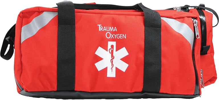 R & B Fabrication Bags and Packs Fire_Safety_USA Orange Trauma Oxygen Bag