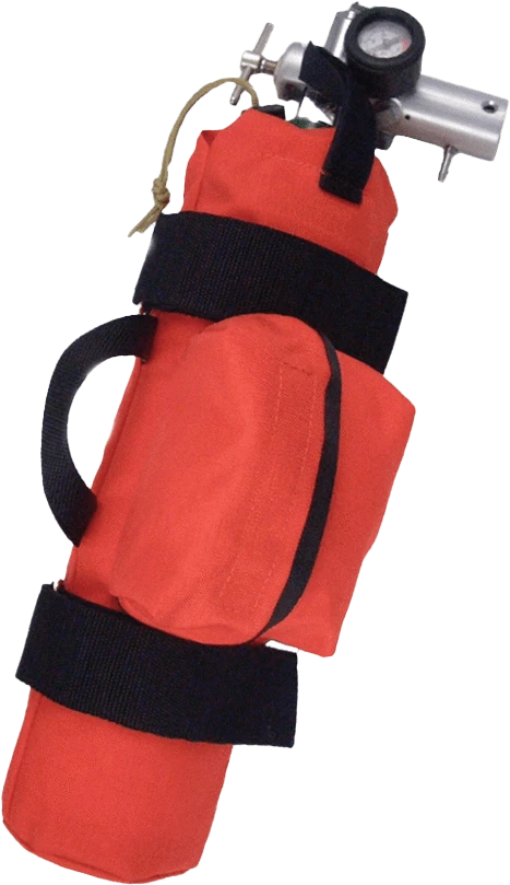 R & B Fabrication Medical Bags Fire_Safety_USA Oxygen Cylinder Sleeve "D" with Pocket