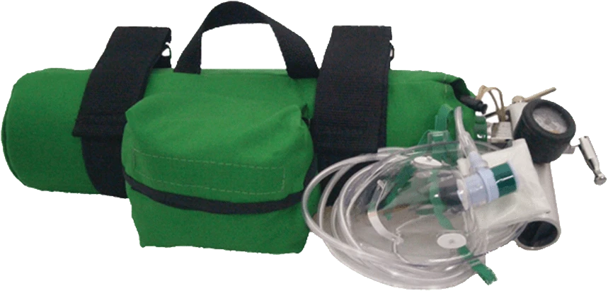 R & B Fabrication Medical Bags Fire_Safety_USA Oxygen Cylinder Sleeve "D" with Pocket