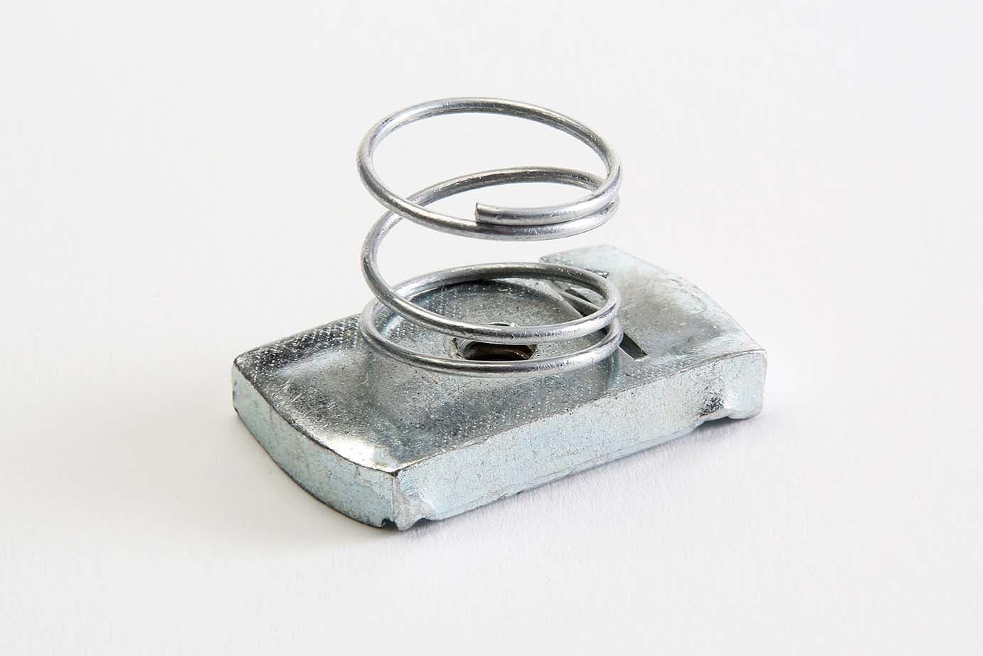 PAC Tools Brackets Fire_Safety_USA PAC Tools 1/4-20 Unistrutsteel Channel Nut with Short Spring