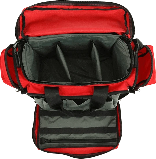 R & B Fabrication Medical Bags Fire_Safety_USA Pacific Coast Series Intermediate I Trauma Bag with ADJUSTABLE DIVIDERS