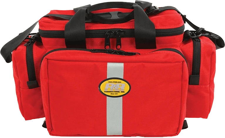 R & B Fabrication Medical Bags Fire_Safety_USA Pacific Coast Series Intermediate I Trauma Bag with EMPTY MAIN COMPARTMENT