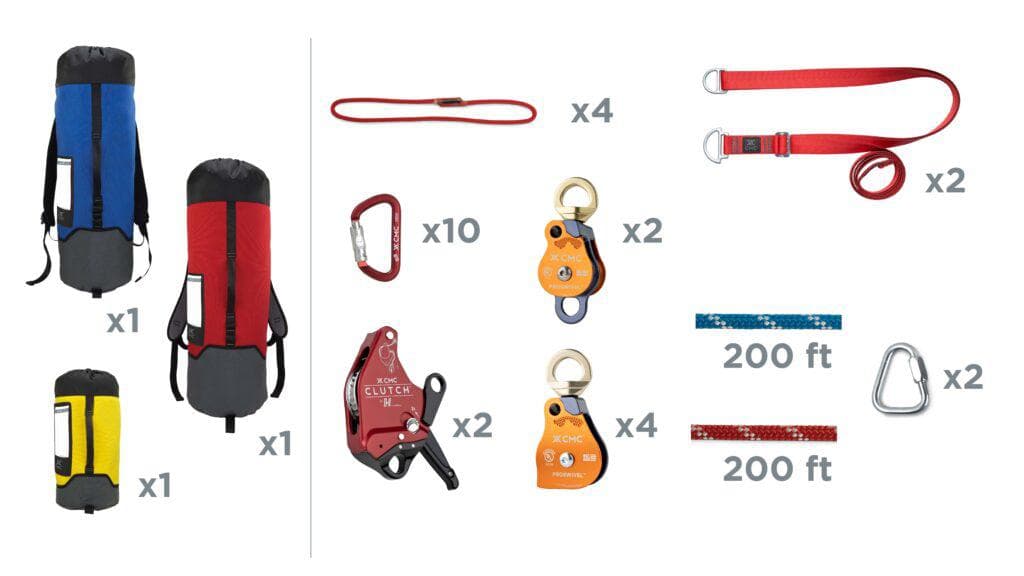 CMC Systems and Kits Fire_Safety_USA Paratech Pods Dual Mainline Kit