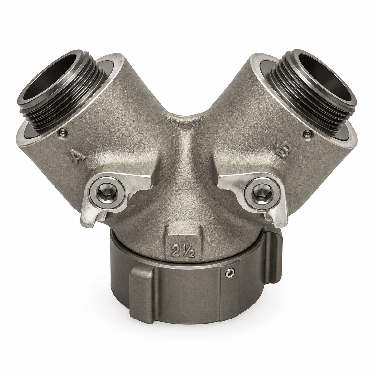 C & S Supply Wyes Fire_Safety_USA Plain Wye 2.5" Female x (2) 1.5" Male