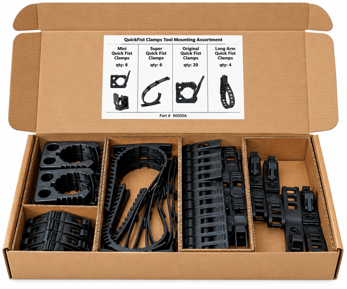 End of the Road Brackets Fire_Safety_USA Quick Fist Tool Mount Assortment Pack