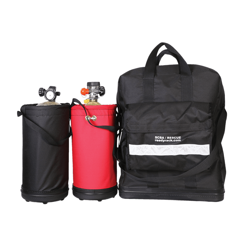 Ready Rack Gear Storage Fire_Safety_USA Ready Rack SCBA/Cylinder/Rescue Bag (With Inserts)