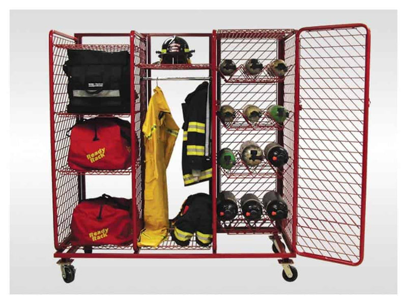 Ready Rack Gear Storage Fire_Safety_USA Ready Rack SOS Rack 2 Section Cylinder Storage