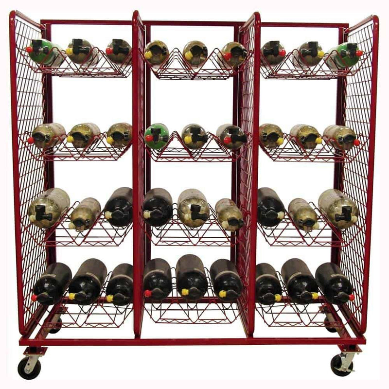 Ready Rack Gear Storage Fire_Safety_USA Ready Rack SOS Rack 3 Section Cylinder Storage