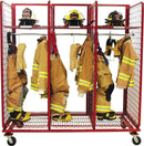 Ready Rack Gear Storage Fire_Safety_USA Ready Rack SOS Rack 3 Section PPE/Turnout/Dive Gear Storage
