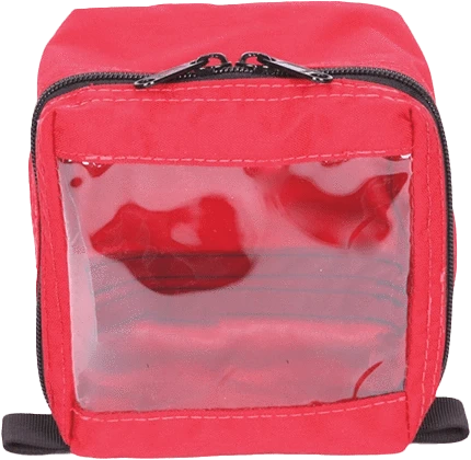 R & B Fabrication Bags and Packs Fire_Safety_USA RED ACCESSORY BAG 5″L x 5 1/2”W x 4 1/2″D