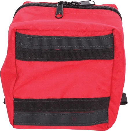 R & B Fabrication Bags and Packs Fire_Safety_USA RED ACCESSORY BAG 5″L x 5 1/2”W x 4 1/2″D