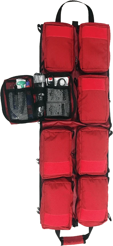 R & B Fabrication Bags and Packs Fire_Safety_USA Red IFAK/Active Shooter Response Support Kit