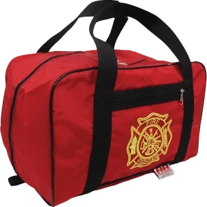 R & B Fabrication Firefighter Bags Fire_Safety_USA Red Mini Gear Bag