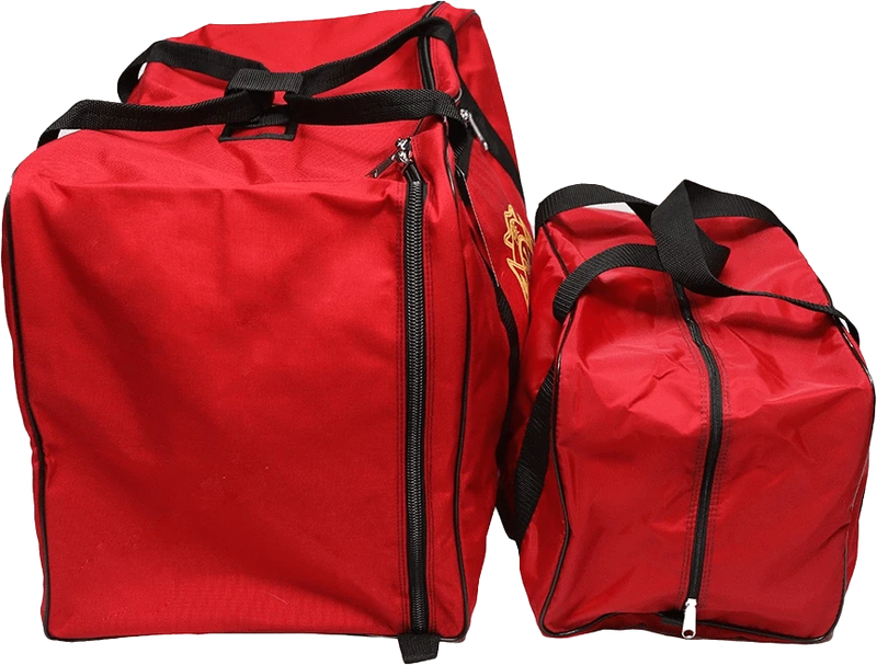 R & B Fabrication Firefighter Bags Fire_Safety_USA Red Mini Gear Bag