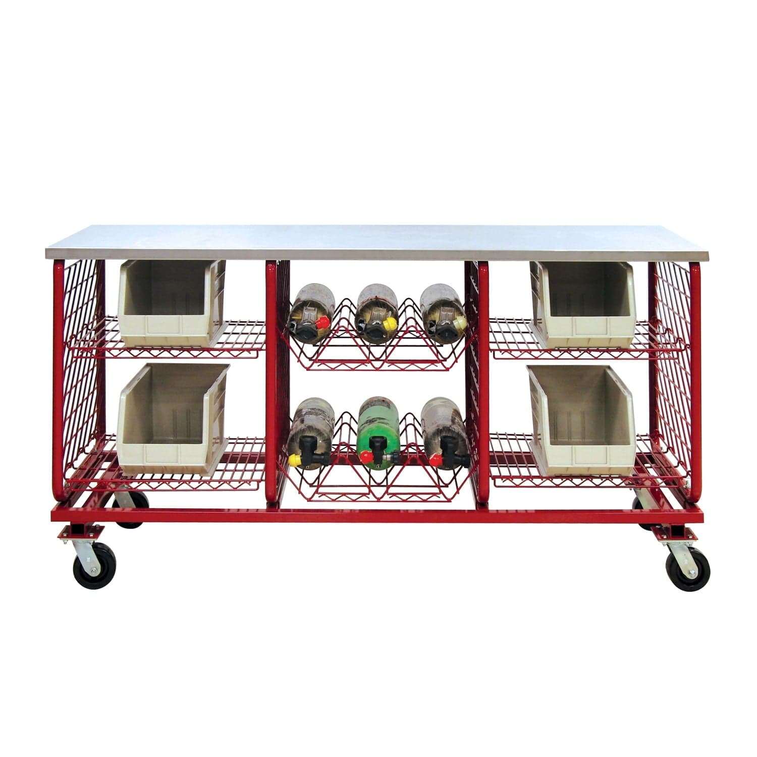 Ready Rack Hose Accessories Fire_Safety_USA Red Rack Worktable