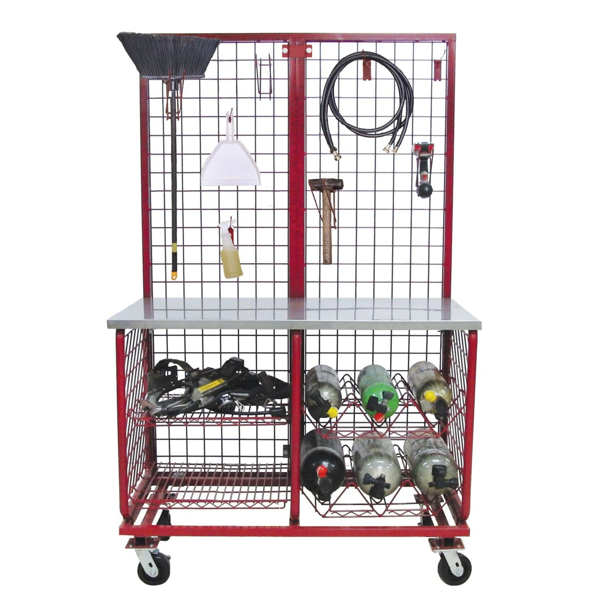 Red Rack Worktable System