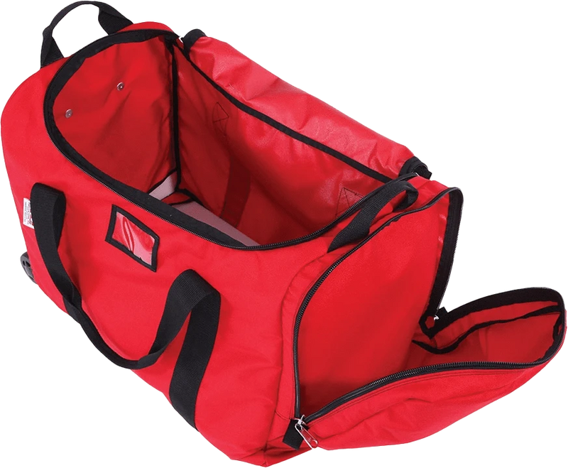 R & B Fabrication Firefighter Bags Fire_Safety_USA Red Roller Gear Bag