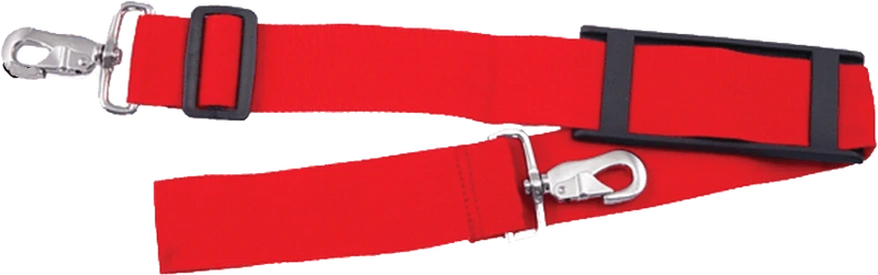 R & B Fabrication Shoulder Strap Fire_Safety_USA Red Shoulder Strap for Oversized Gear Bag