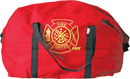 R & B Fabrication Firefighter Bags Fire_Safety_USA Red Top Zipped Wide Mouth Gear Bag