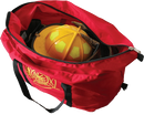 R & B Fabrication Firefighter Bags Fire_Safety_USA Red Top Zipped Wide Mouth Gear Bag
