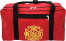 R & B Fabrication Firefighter Bags Fire_Safety_USA Red with Gold Maltese Cross Original Turn Out Gear Bag