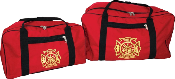 maltese gear Red with Gold Maltese Cross Supersized Turn Out Gear Bag