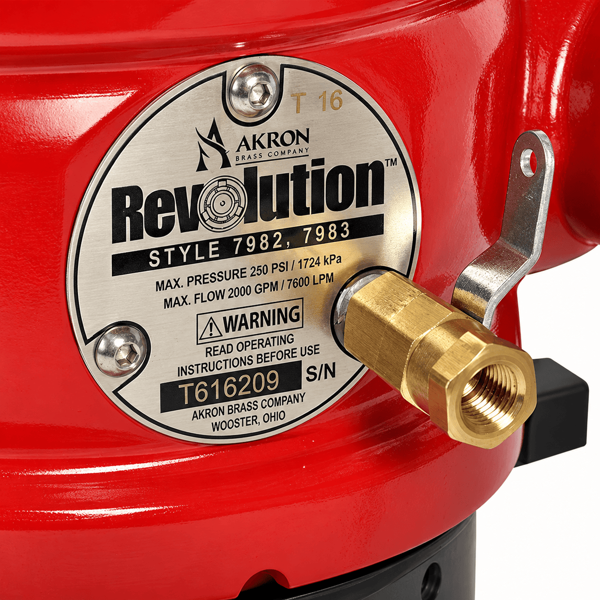 Akron Brass Gate Valve Fire_Safety_USA Revolution™ Intake Valve with 30° Swivel Inlet