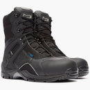 Rocky Uniform Boots Fire_Safety_USA Rocky 1st Med Carbon Fiber Toe Puncture-Resistant Side-Zip Waterproof Public Service Boot