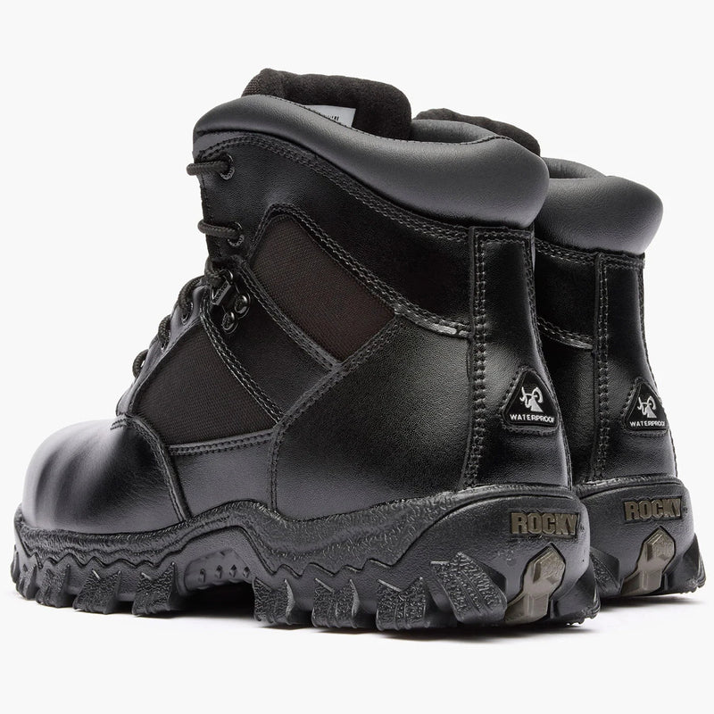 Rocky Uniform Boots Fire_Safety_USA Rocky Alpha Force Composite Toe Waterproof Public Service Boot