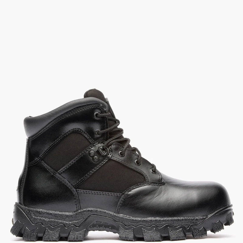 Rocky Uniform Boots Fire_Safety_USA Rocky Alpha Force Composite Toe Waterproof Public Service Boot