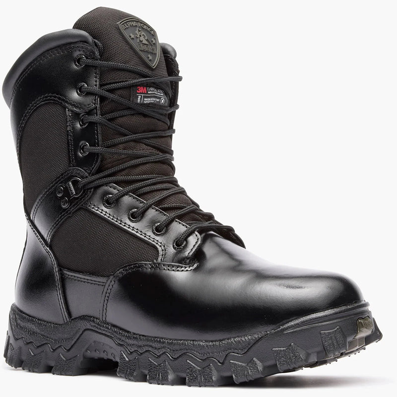 Rocky Uniform Boots Fire_Safety_USA Rocky Alpha Force Waterproof 400G Insulated Public Service Boot