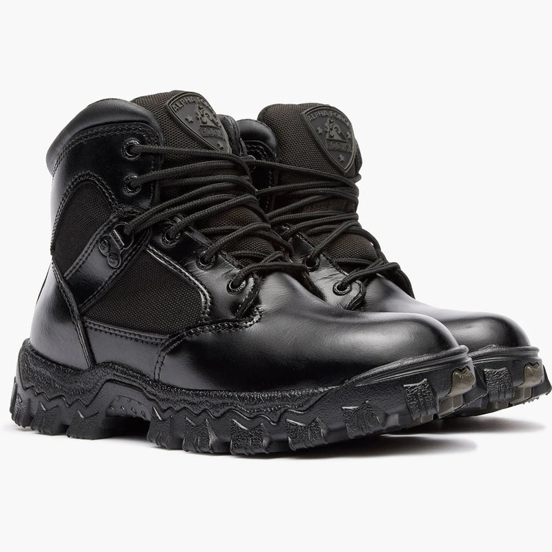 Rocky Uniform Boots Fire_Safety_USA Rocky Alpha Force Women's Waterproof Public Service Boot