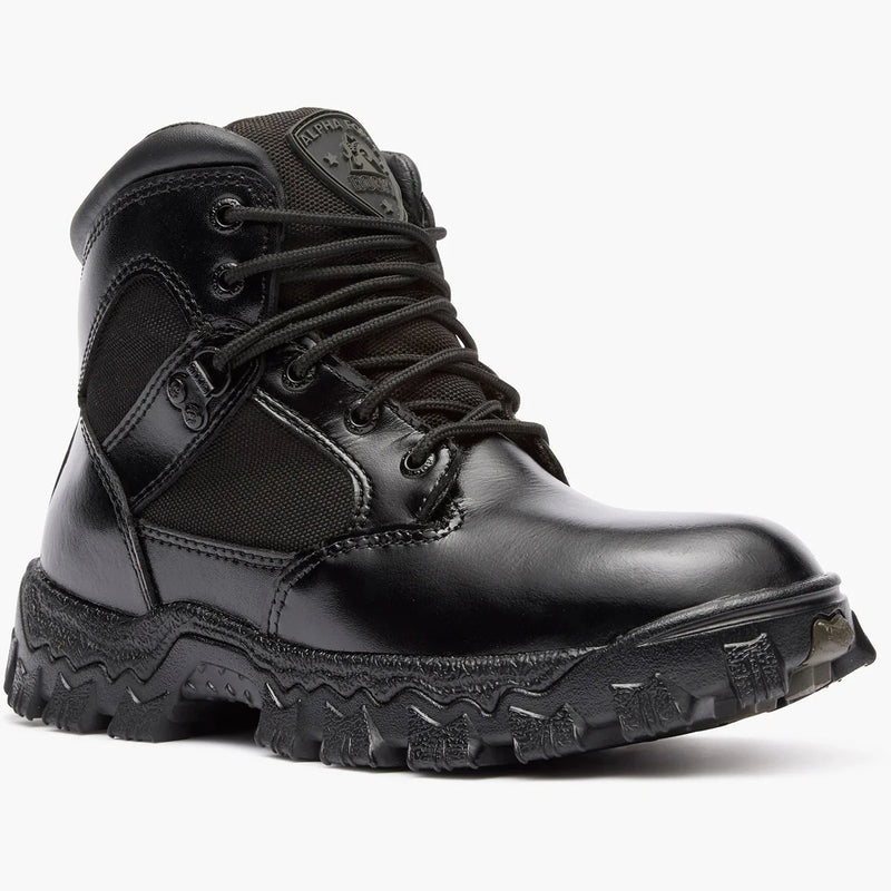 Rocky Uniform Boots Fire_Safety_USA Rocky Alpha Force Women's Waterproof Public Service Boot