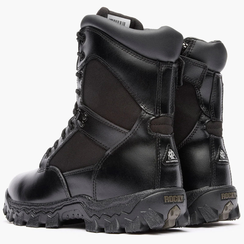 Rocky Boots Fire_Safety_USA Rocky Alpha Force Zipper Waterproof Public Service Boot