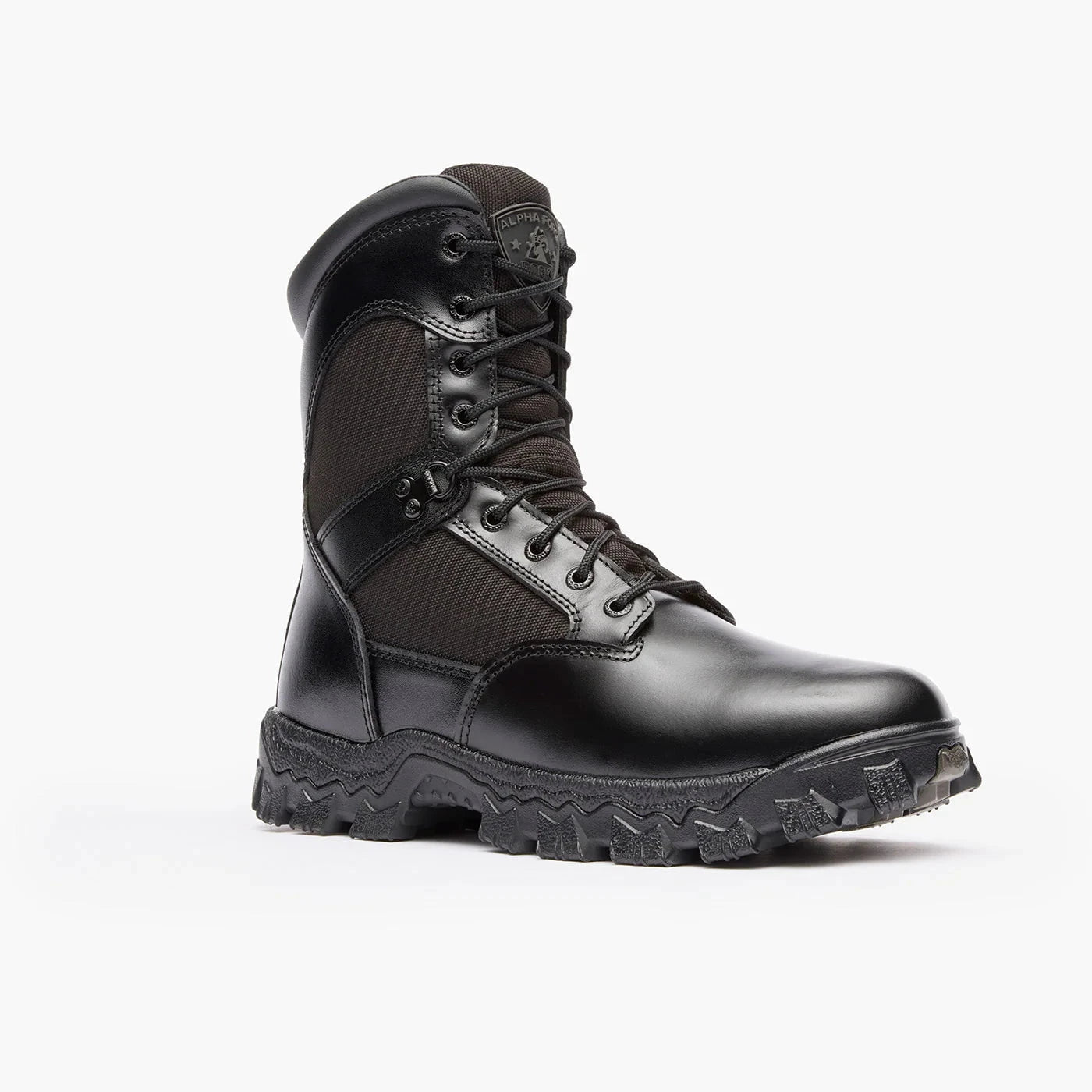 Rocky Boots Fire_Safety_USA Rocky Alpha Force Zipper Waterproof Public Service Boot