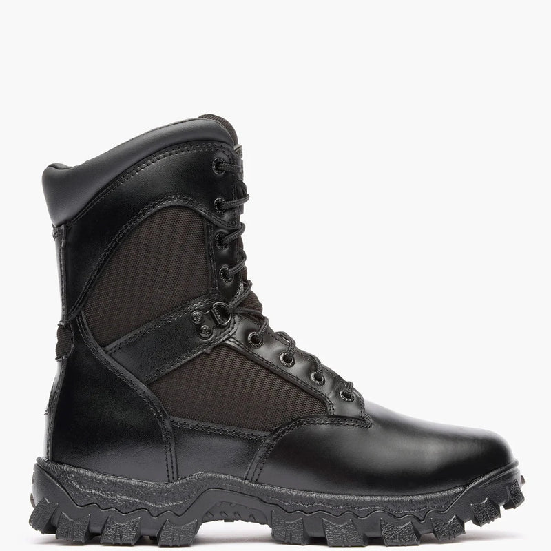 Rocky Boots Fire_Safety_USA Rocky Alpha Force Zipper Waterproof Public Service Boot