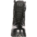 Rocky Uniform Boots Fire_Safety_USA Rocky AlphaForce Zipper Composite Toe Public Service Boot