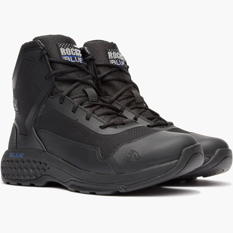 Rocky Uniform Boots Fire_Safety_USA Rocky Code Blue 6” Public Service Boot