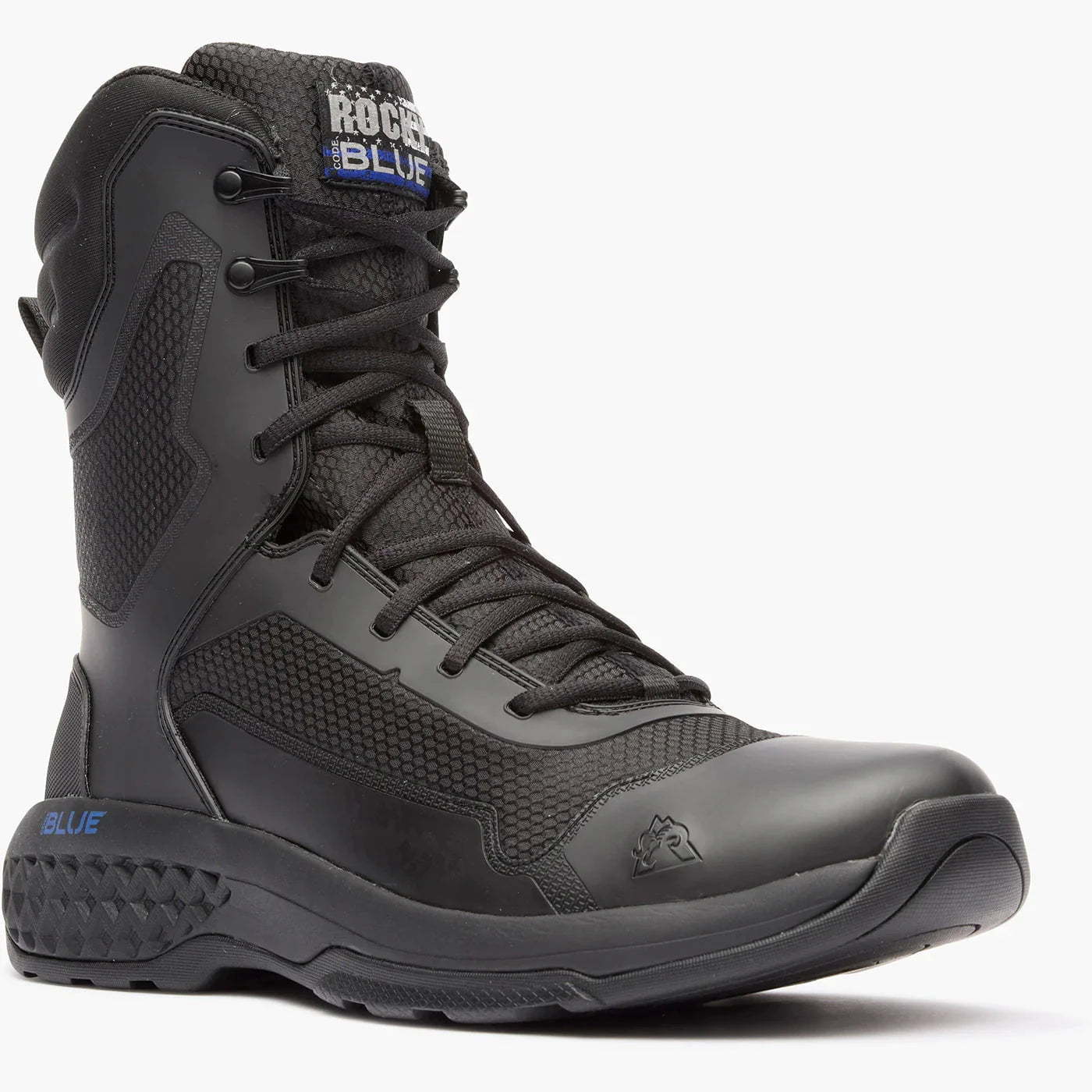 Rocky Uniform Boots Fire_Safety_USA Rocky Code Blue 8” Public Service Boot