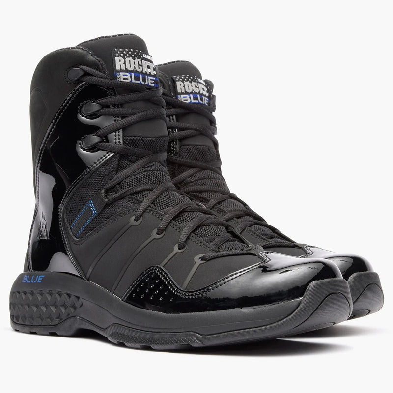 Rocky Uniform Boots Fire_Safety_USA Rocky Code Blue 8" Public Service Boot