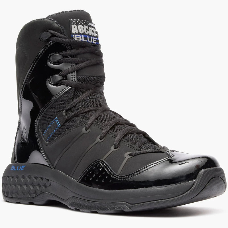 Rocky Uniform Boots Fire_Safety_USA Rocky Code Blue 8" Public Service Boot
