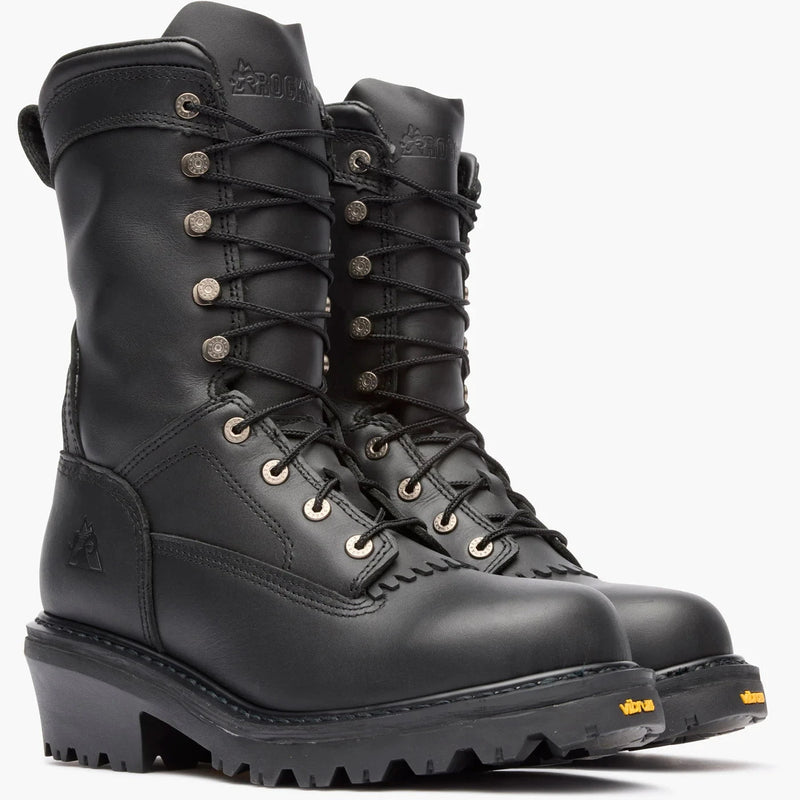 Rocky Boots Fire_Safety_USA Rocky Code Red Hotshot Logger Fire Boot