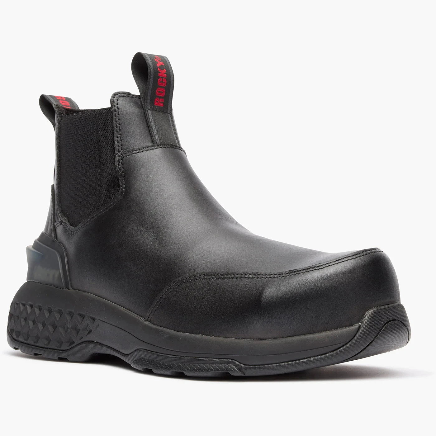 Rocky Boots Fire_Safety_USA Rocky Code Red Station Slip-On Composite Toe Boot